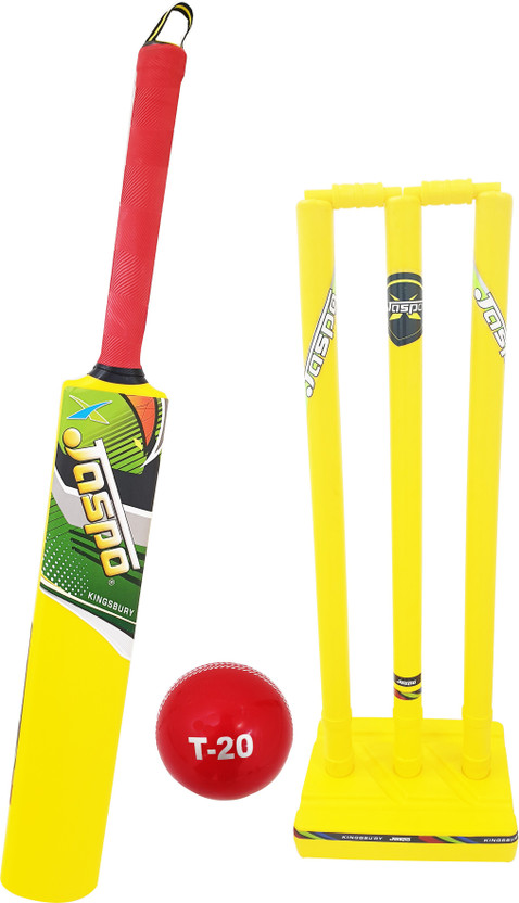 Backyard Cricket Set Plastic Bat Ball Stumps Kids Junior Senior