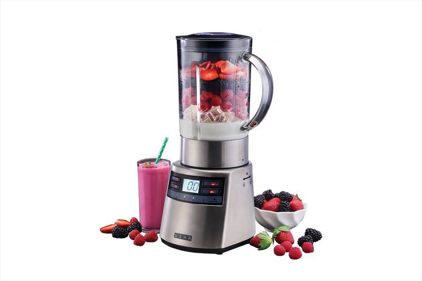 USHA Power Blender BL 3470 700 Juicer Mixer Grinder (1 Jar, Silver