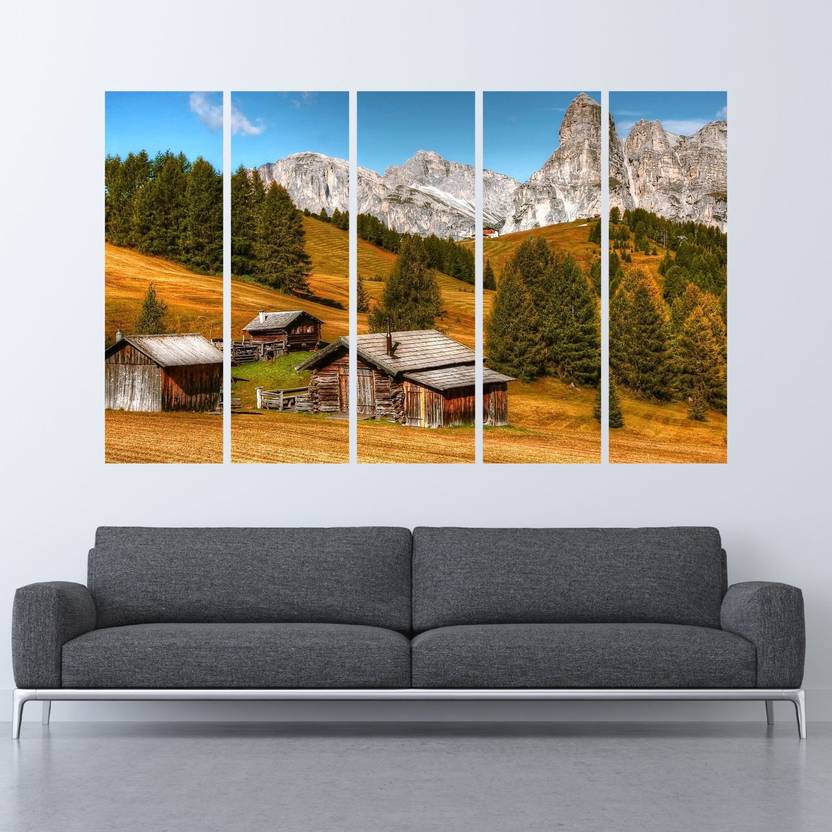 Om Digital Printers Multiple Frame Vinyl Wall Paintings For