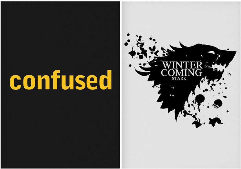 Winter is coming Poster Set