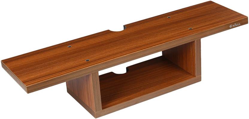 Anikaa Ally Tv Entertainment Unit Wall Set Top Box Shelf Stand Anikaa Ally Tv Entertainment Unit Wall Set Top Box Shelf Stand Walnut Mdf Number Of Shelves 1 Brown