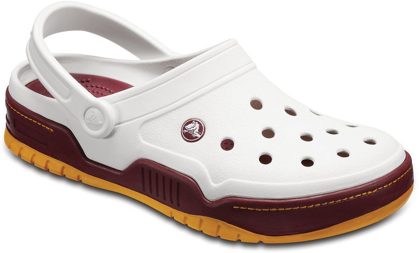 CROCS Front Court Men White Clogs - Buy 