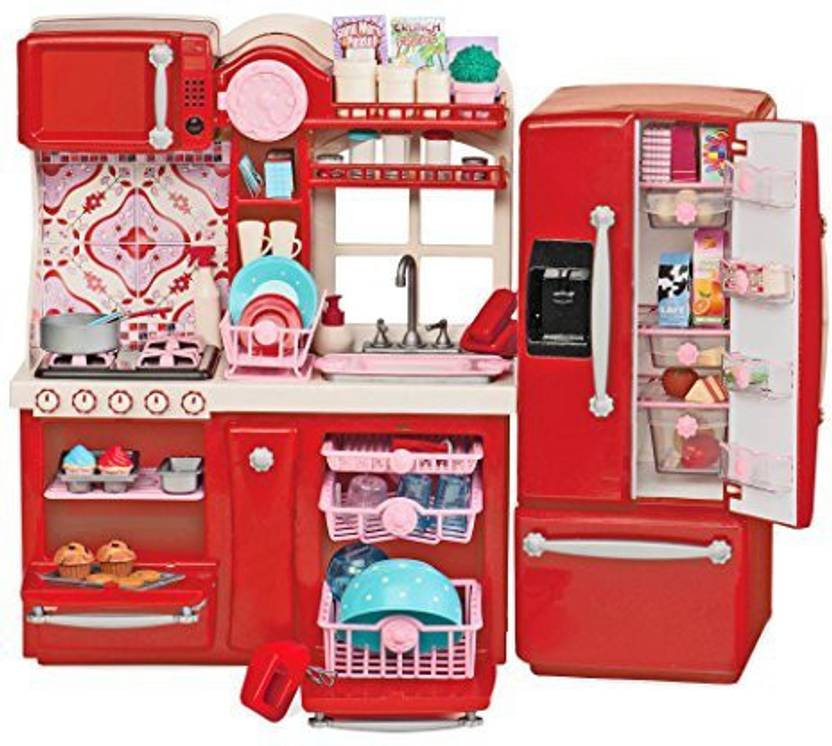 Our Generation Gourmet Kitchen Set For 18 Inch Dolls Includes 69