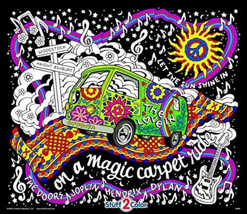 32½ x 22 Inches Giant Coloring Poster Dragon