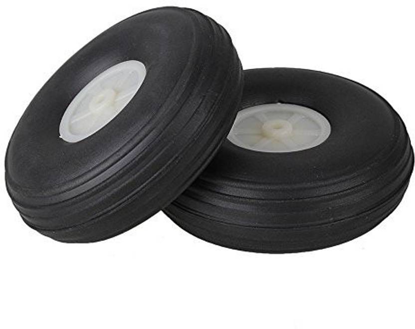 Genrc 3 5 Inch Rc Airplane Black Pu Tire Wheel With Beige Genrc 3 5 Inch Rc Airplane Black Pu Tire Wheel With Beige