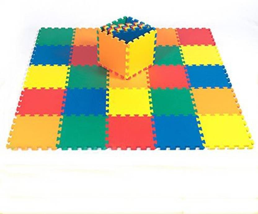 Kidzone 12 X12 36 Pcs Non Toxic Eva Foam Puzzle Mat 5 Colors Kids