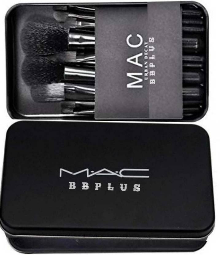 Mac Bb Plus Imported Washable Makeup Brush Set Of 12 For All Type