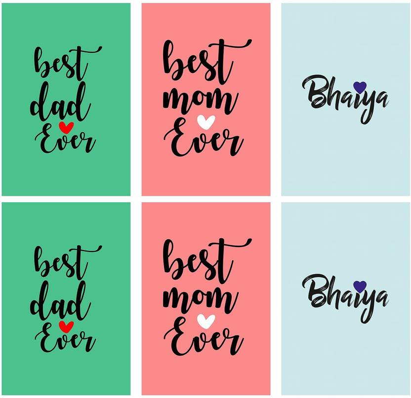 Set Of 6 Posters Rolled In A Tube With Best Dad Ever And Gifts For Your Best Mom Frames Are Not Included Home Decor And Office Designs Inches Set Of 6 Posters Rolled In A Tube With Best Dad Ever And Gifts For Your Best Mom Frames Are Not Included Home Decor And Office Designs Inches