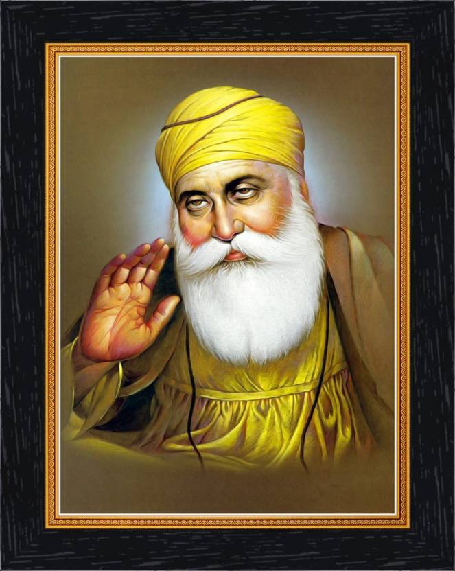 avercart Guru Nanak Dev Ji - Gurunanak Sikh Religious Religious Frame ...