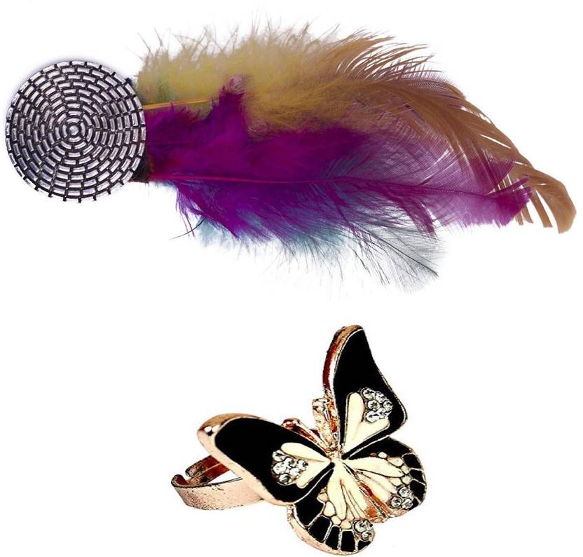 Chooz Designer Studio Designer Feather Butterfly Adjustable