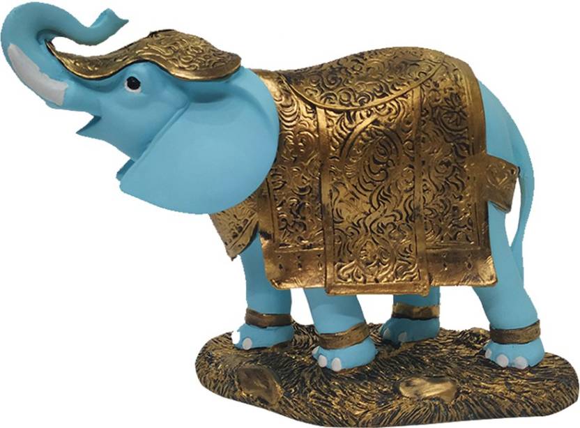 Fabzone Elephant Statue Vastu Decorative Wild Animal Figurine Home