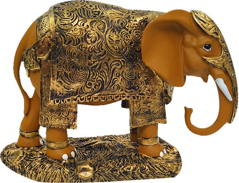 Fabzone Elephant Statue Vastu Decorative Wild Animal Figurine Home