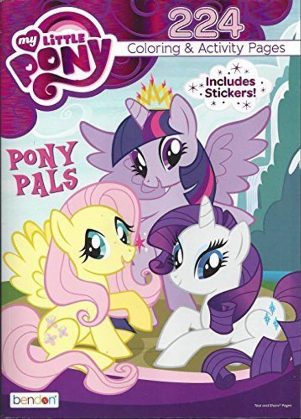 Bendon My Little Pony Giant Coloring and Activity Book with Stickers ...
