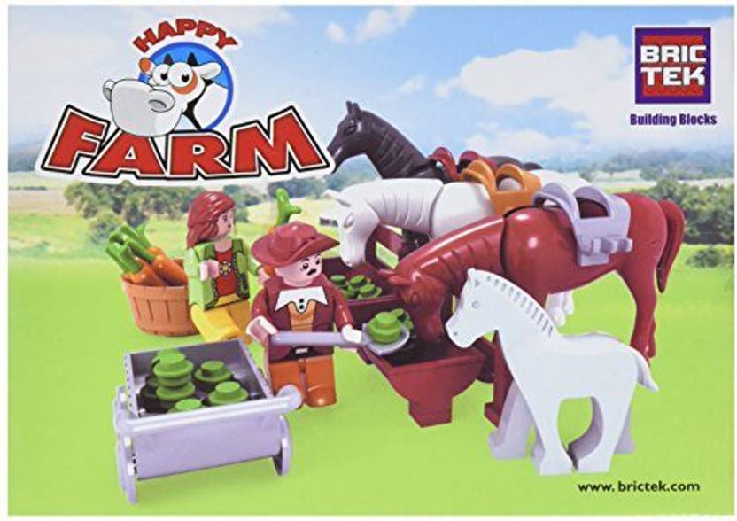 Brictek Farm Horse Feeder Building Kit Farm Horse Feeder