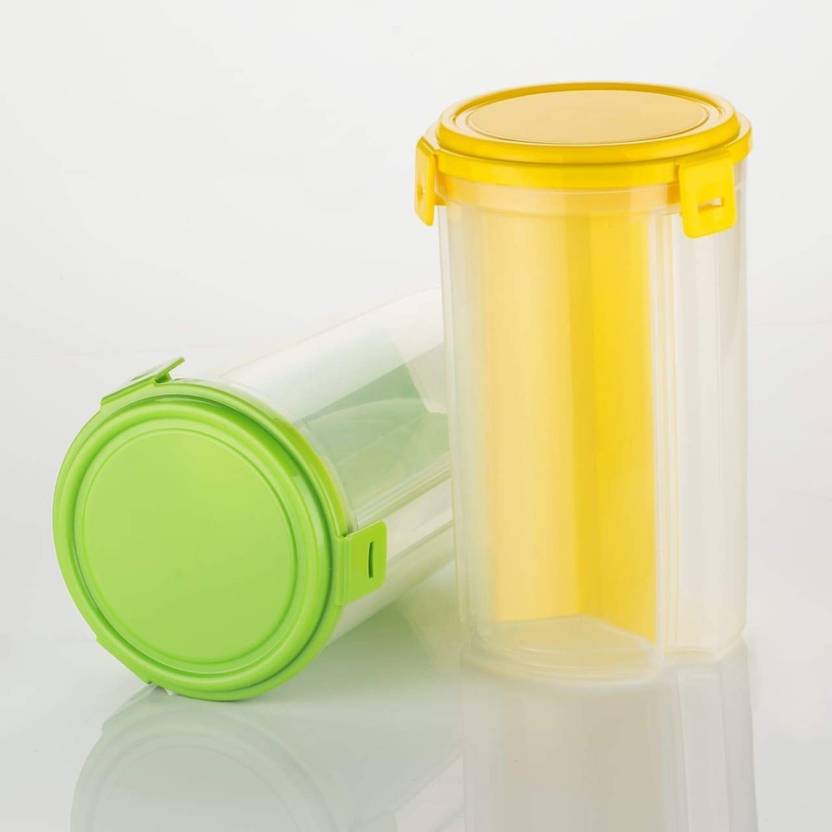 Atman Transparent Plastic Dispenser Easy Flow Storage Jar For