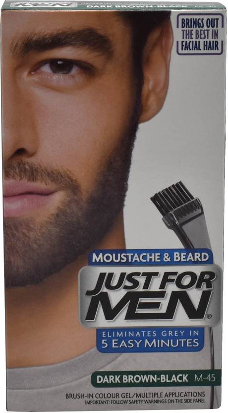 Just For Men Mustache Beard Dark Brown Black M 45 14 2g
