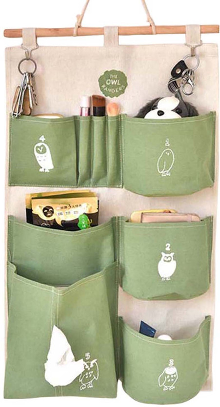 Waterproof 3 Pocket Door Wall Home Hanging Storage Bag Hanger