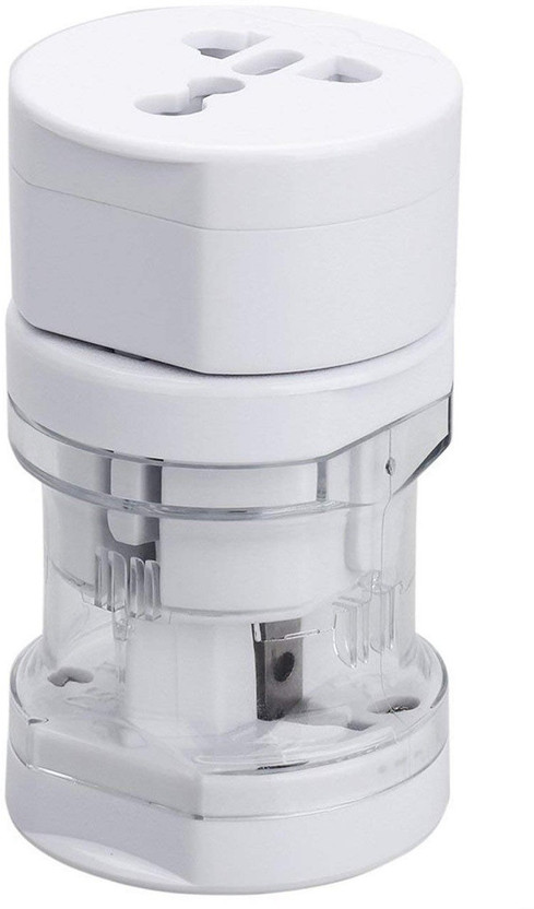 Alwick All In One Universal Worldwide Travel Adapter with Surge Protectector More than 150+ countries (US,AUS,NZ,Europe,UK) Worldwide Adaptor(White)