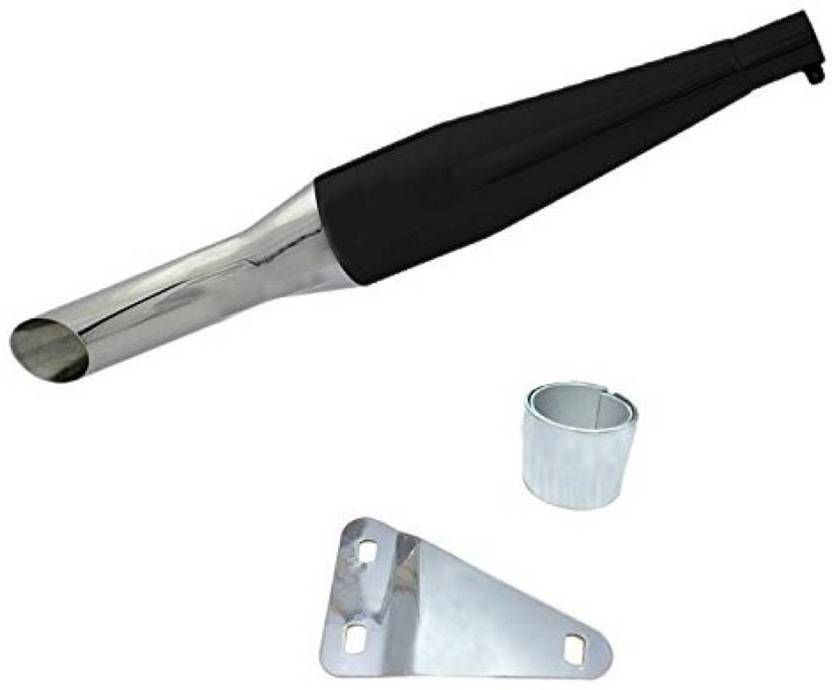 Dhe Best Redroosterred Rooster Front Chrome Exhaust Silencer Royal