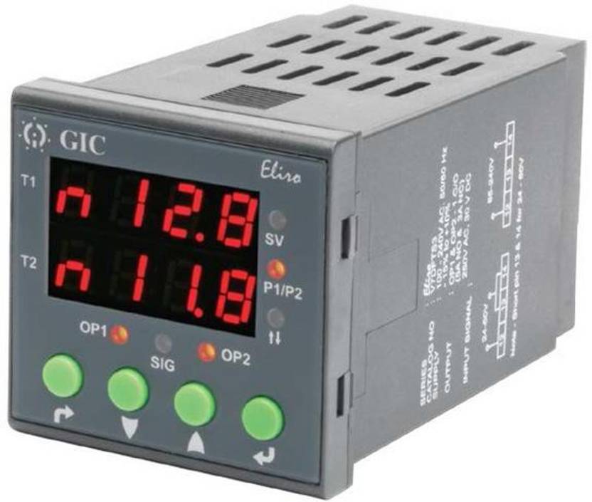 GIC 110 240 VAC, Multifunction Digital Two Channel Timer Panel / Flush Mount (Cat No V7DFTS3