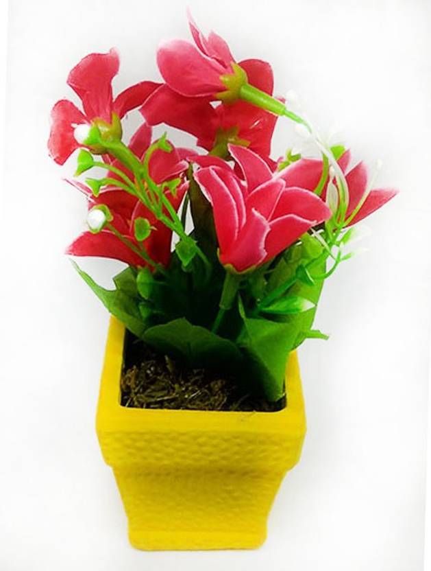 Blue Birds Artificial Unique Decoration Flower With Attractive Pot