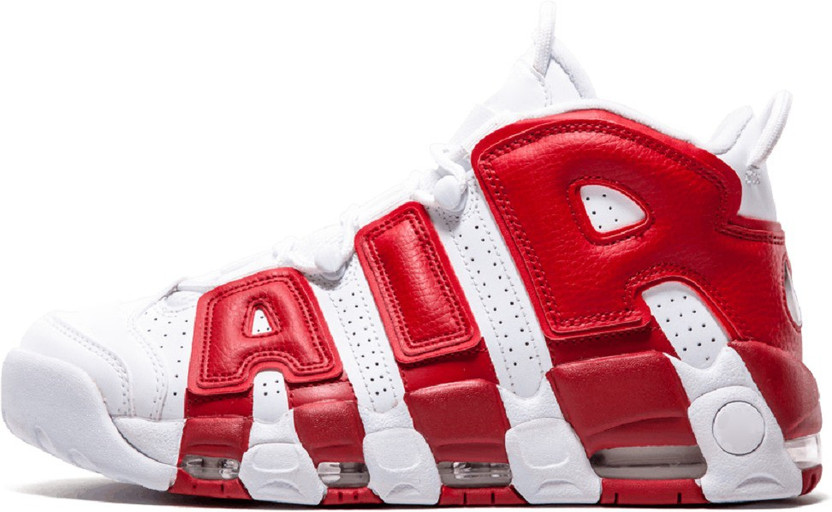 red and white air shoes