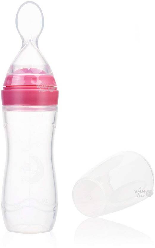 Wishkey Baby Feeder Bottle With Dispensing Spoon 90 Ml