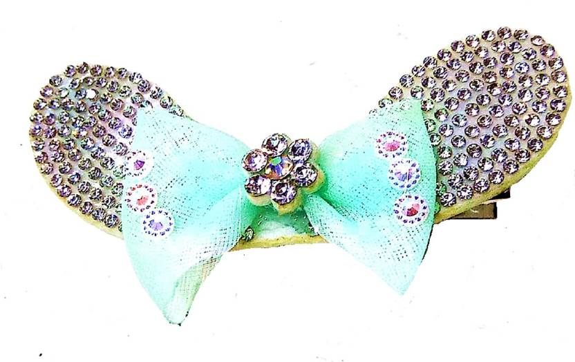 Proplady Partywear Stylish Rhinestone Stud Butterfly Hair Pins For