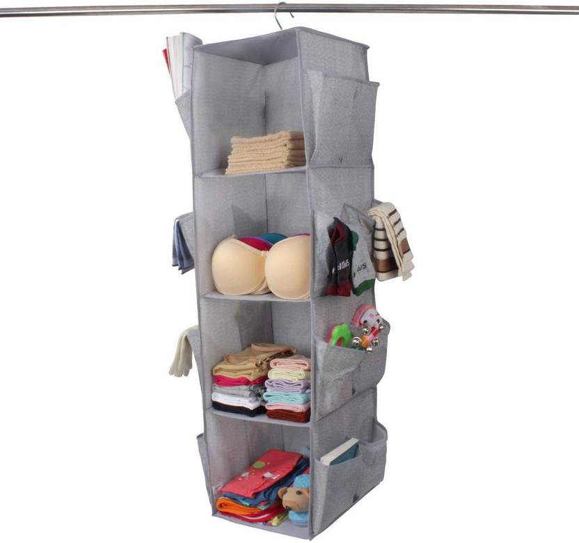Homestorie Non Woven Cloth Hanging Storage Wardrobe