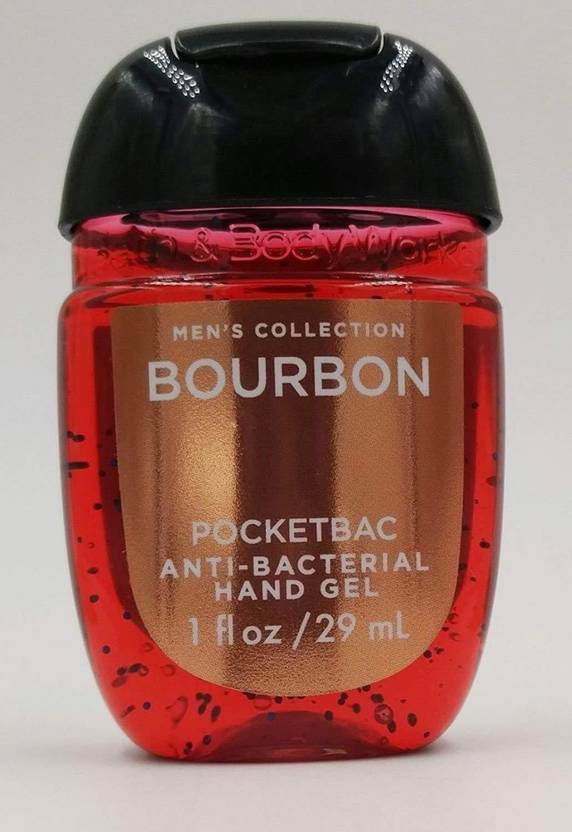 BATH & BODY WORKS PocketBac Gel Bourbon For Men Hand Sanitizer Bottle Price in India, Buy BATH