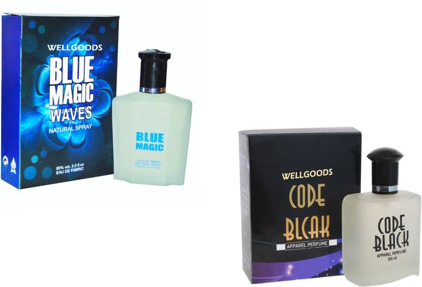 Buy Wellgoods Pack Of 2p Blue Magic Wave Code Black Eau De