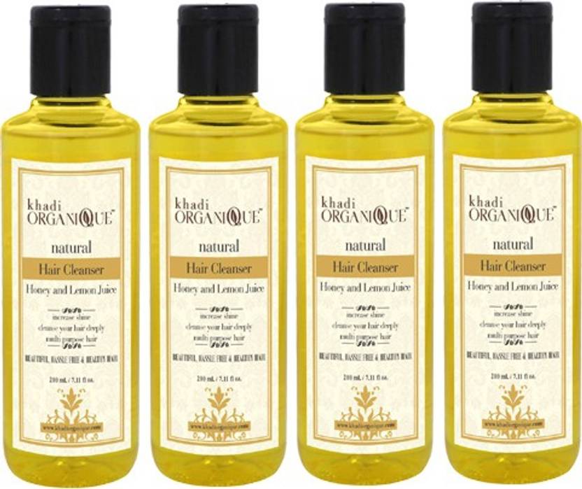 Khadi Organique Honey Lemon Juice Hair Cleanser Shampoo 840 Ml