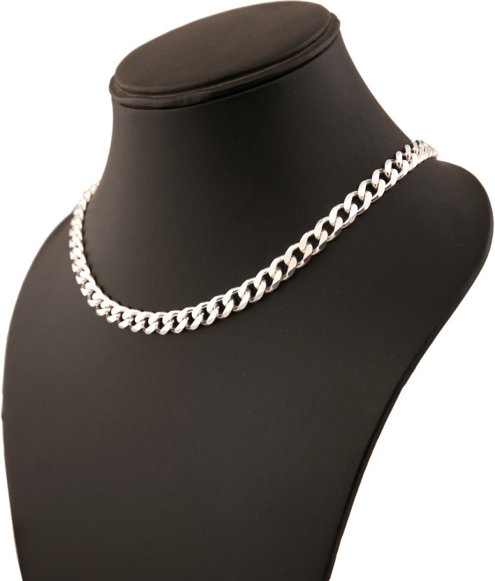 New Arrival Pure S999 Sterling Silver Chain Men Women Baby Curb Link Necklace