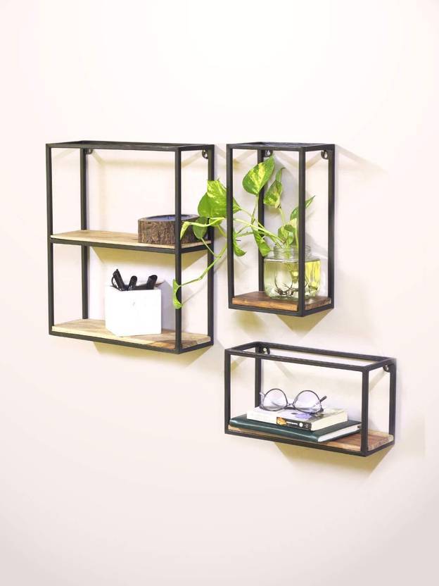 Casa Decor Acro Hut Wall Mount Unique Wood Shelves Casa Decor Acro Hut Wall Mount Unique Wood Shelves Organizer Shelf For Living Room Bed Decoration Wooden Cast Iron Number