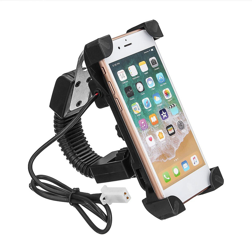 best mobile holder with charger for bike
