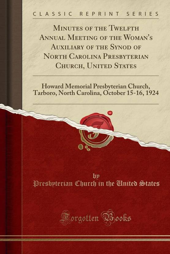 minutes of the twelfth annual meeting of the woman buy minutes of