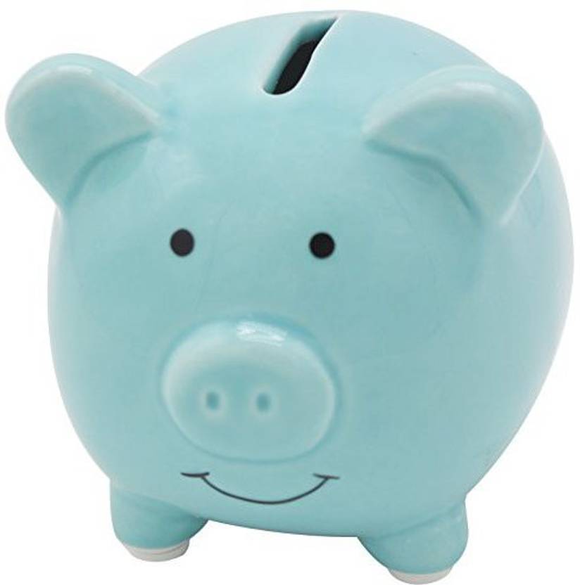 Syntry Ceramic Pig Piggy Bank Nursery Decoration Toy Bank Saving