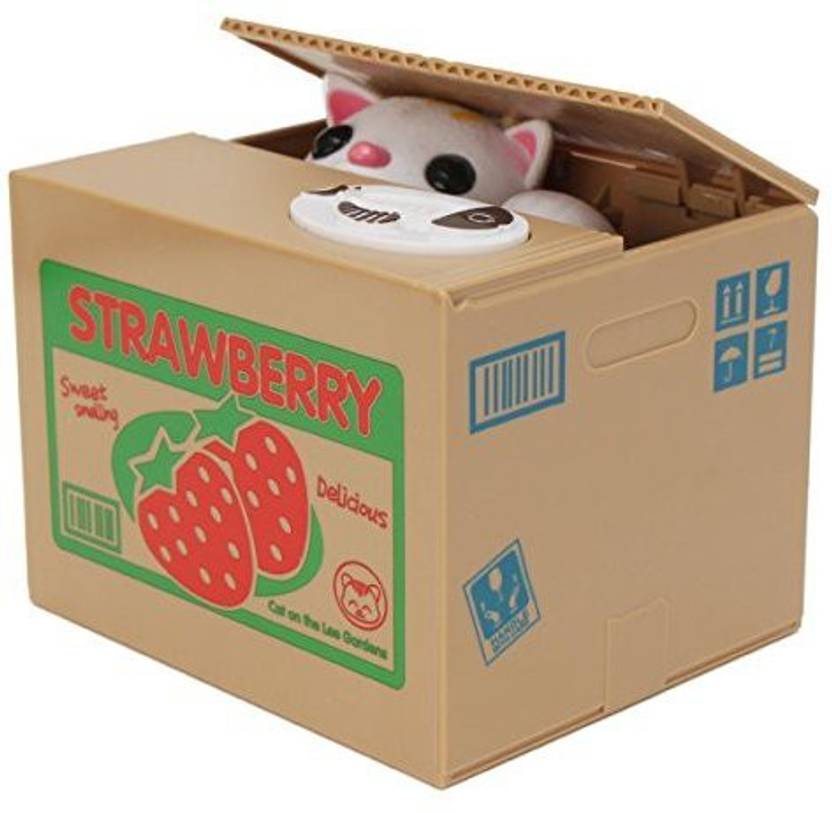 Genrc Ssj Stealing Kitty Cat Piggy Bank Itazura Coin Bank