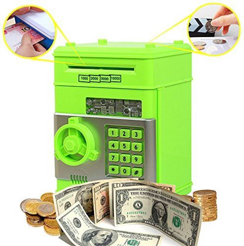 Kpaco Coin Bank For Kids Code Electronic Money Banks Mini Atm