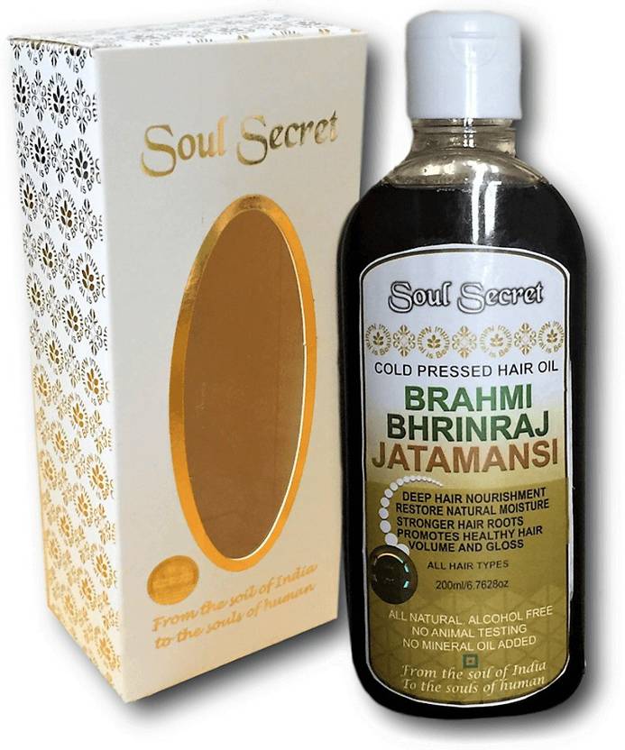 Soul Secret Brahmi Bhringraj Jatamansi Hair Oil 100 Natural
