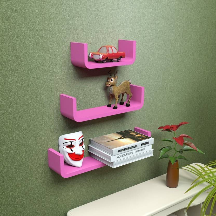 Custom Decor MDF (Medium Density Fiber) Wall Shelf Price in India Buy