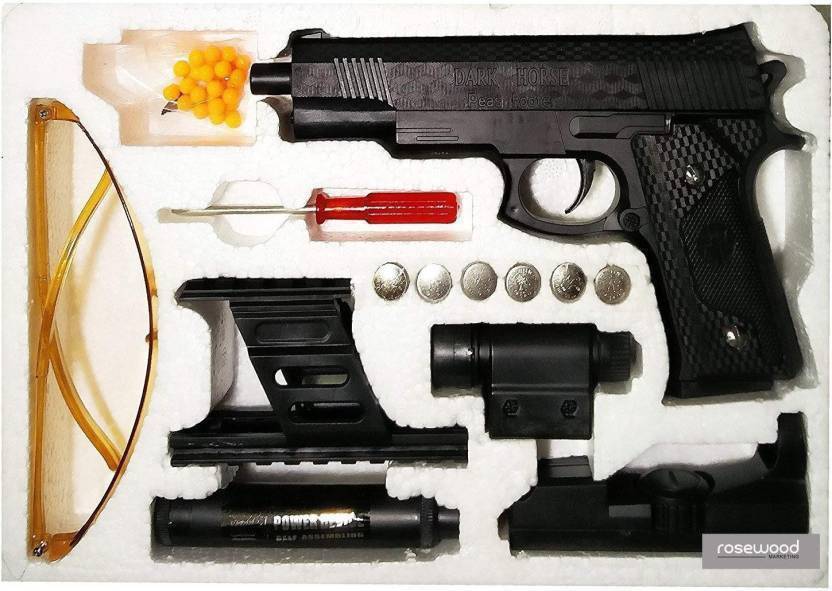 China Air Mouser Sports Toy Gun Set 2022 with Laser Torch Bullets for