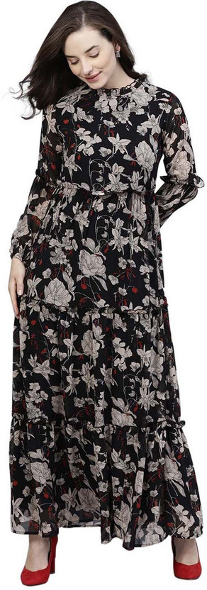 STREET9 Women Maxi Black Dress - Buy 