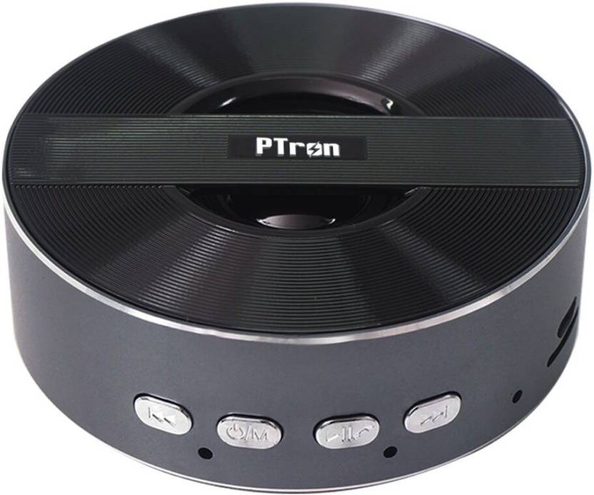 PTron MusicBot BT Mini Portable 3 W Bluetooth Speaker (Black, Mono Channel)