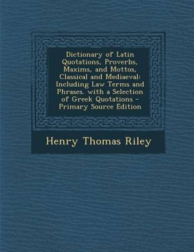 dictionary of quotations and proverbs