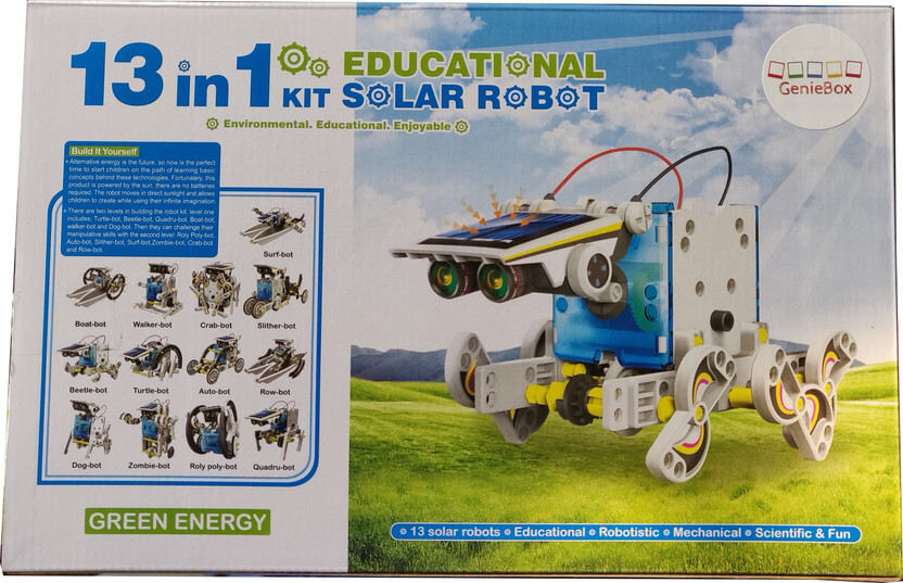 13 in 1 educational solar robot