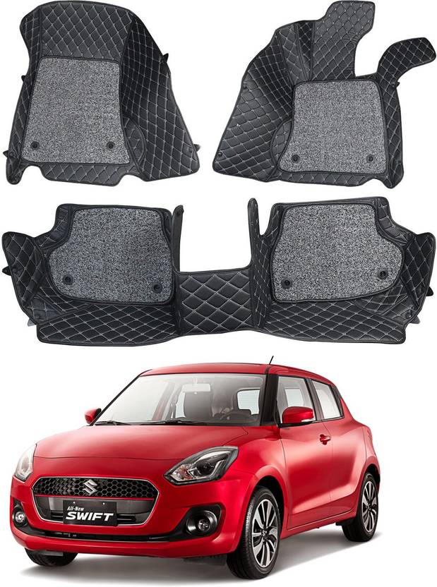 Oshotto Leatherite 7D Mat For Maruti Suzuki Swift Dzire Price in India