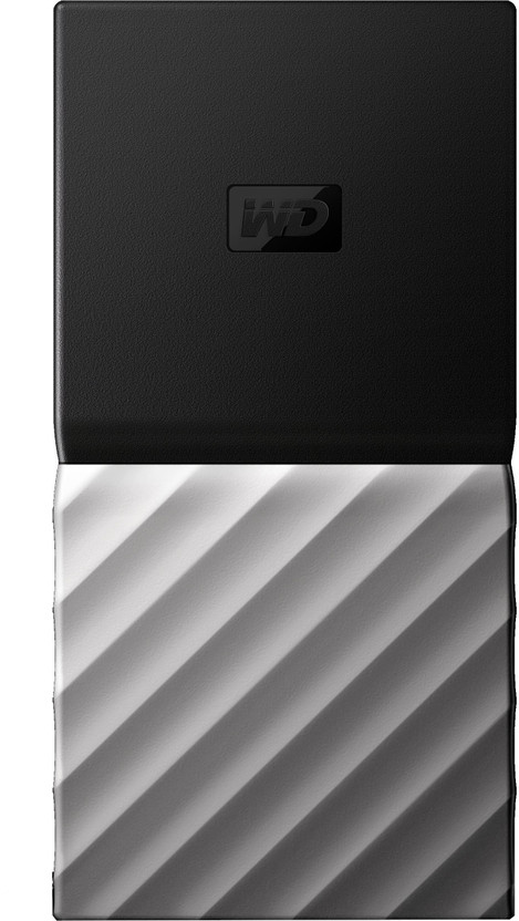 WD My Passport 1 TB External Solid State Drive (SSD) 540 Mb/s, USB 3.0, for Windows, MacOS High Sierra, Sierra, El Capitan(Black, Grey)