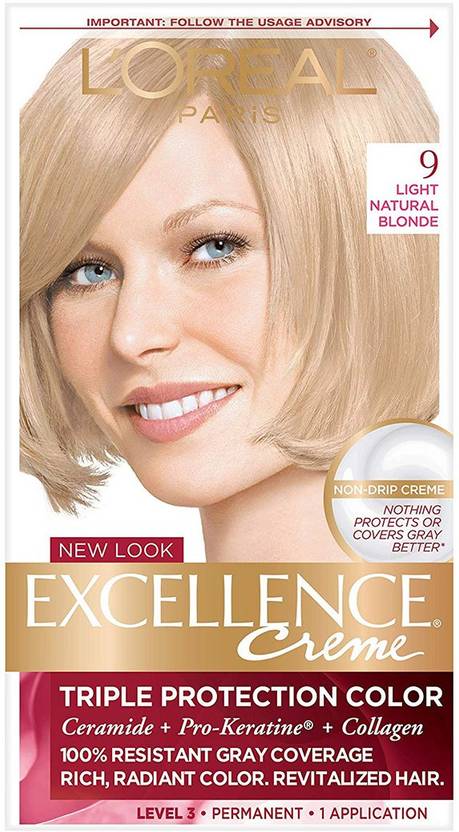 L Oreal Paris Excellence Creme 9 Light Natural Blonde Hair Color