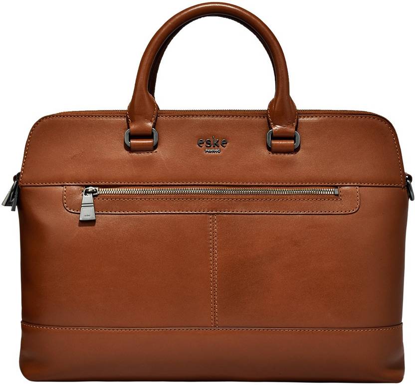 eske 15.6 inch Inch Laptop Messenger Bag Tan Price in India